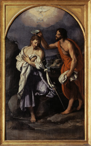 The Baptism of Christ de Alessandro Allori