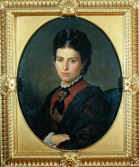 Portrait of Emilia Sampieri de Alessandro Franchi