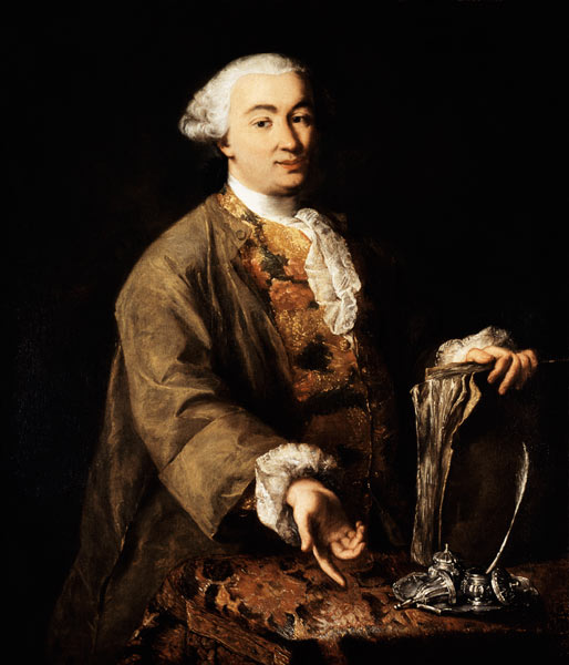 Portrait of Carlo Goldoni de Alessandro Longhi
