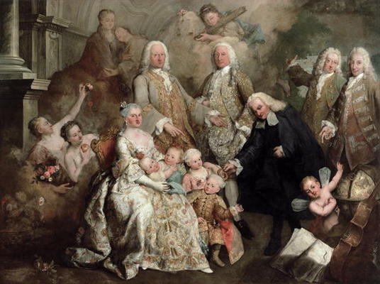 The Family of Procurator Luigi Pisani, 1758 (oil on canvas) de Alessandro Longhi