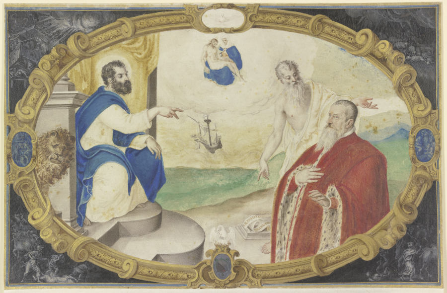 Empfehlung eines venezianischen Staatsbeamten an den Heiligen Markus de Alessandro Merli