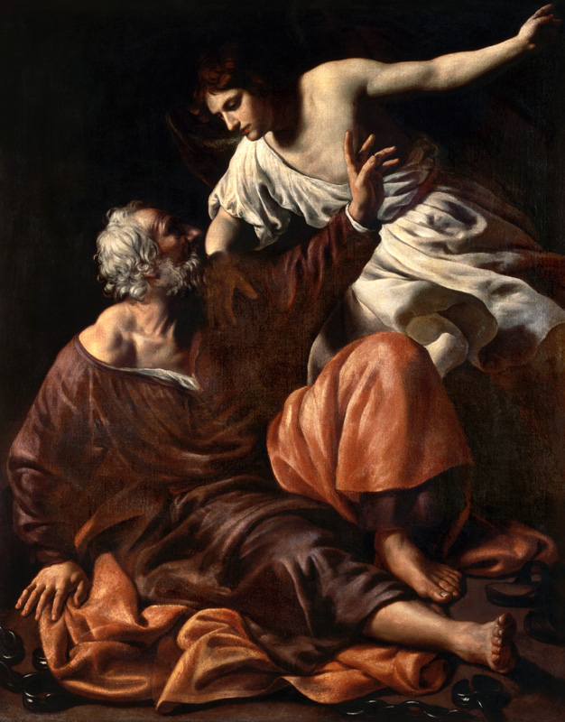 The Liberation of St. Peter de Alessandro Turchi
