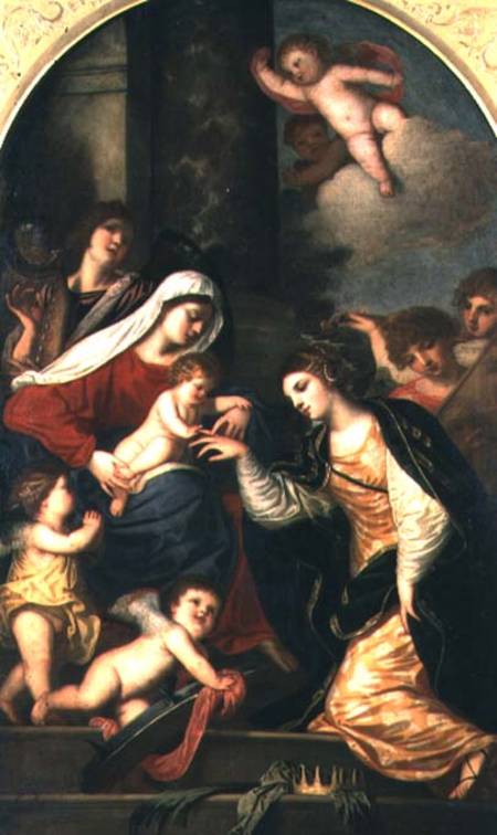 The Mystic Marriage of St. Catherine de Alessandro Varotari