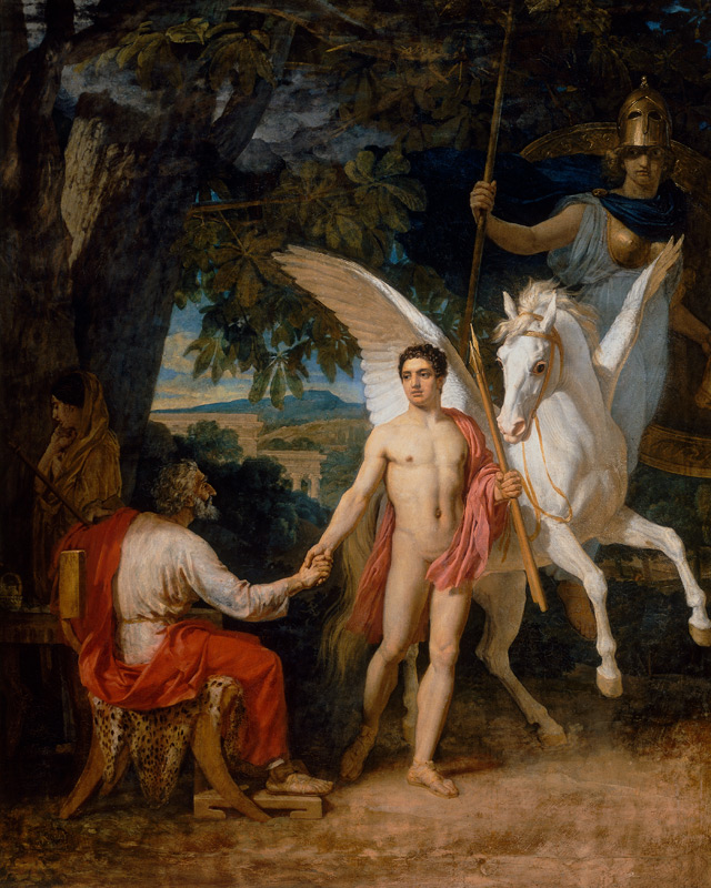 Bellerophon before the fight against the Chimera de Alexander Andrejewitsch Iwanow