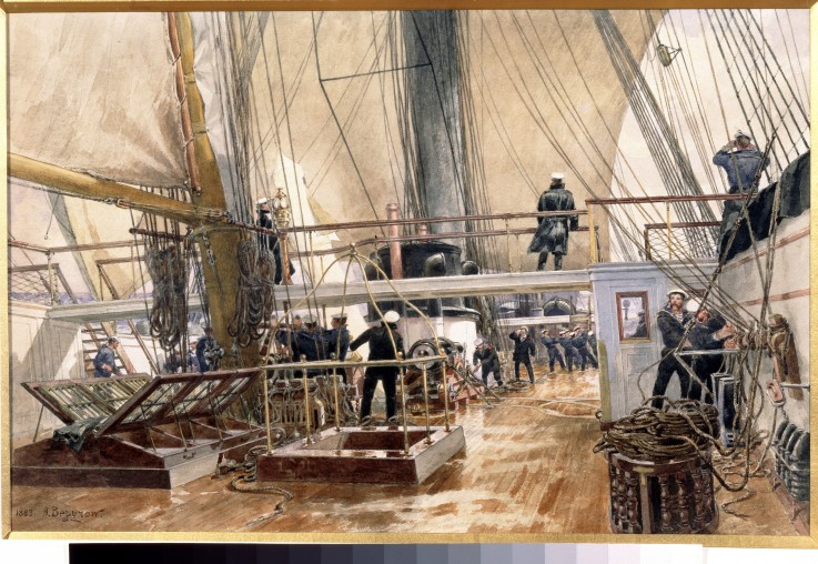 The frigate Svetlana de Alexander Karlovich Beggrow