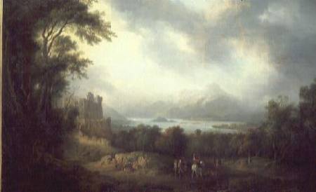 View of Loch Lomond de Alexander Nasmyth