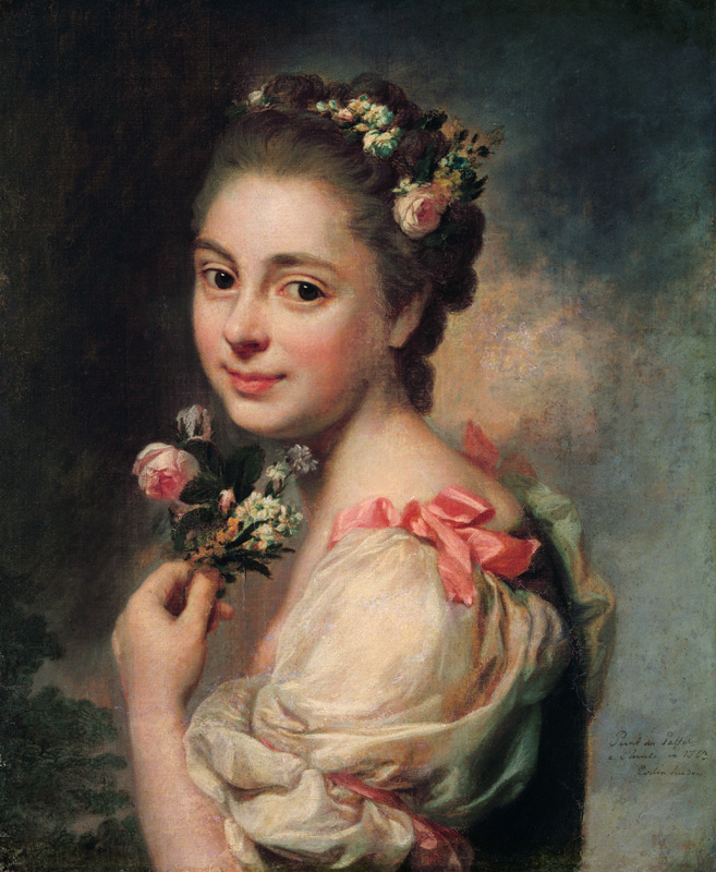 Portrait of the Artist's Wife, Marie Suzanne de Alexander Roslin