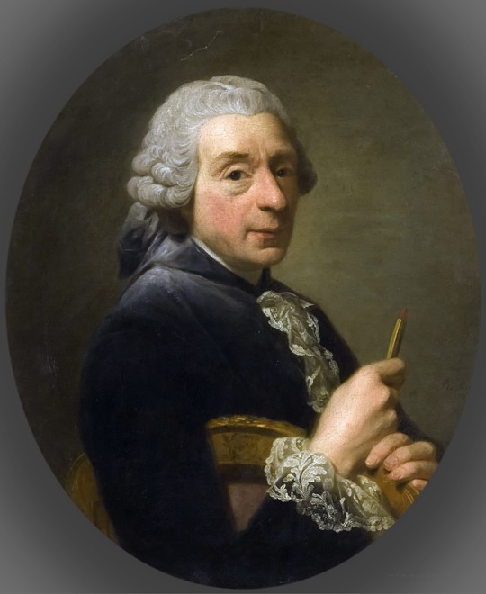 Portrait of François Boucher (1703-1770) de Alexander Roslin