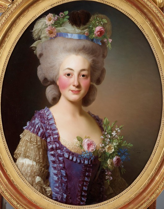Portrait of Countess de Bavière-Grosberg de Alexander Roslin