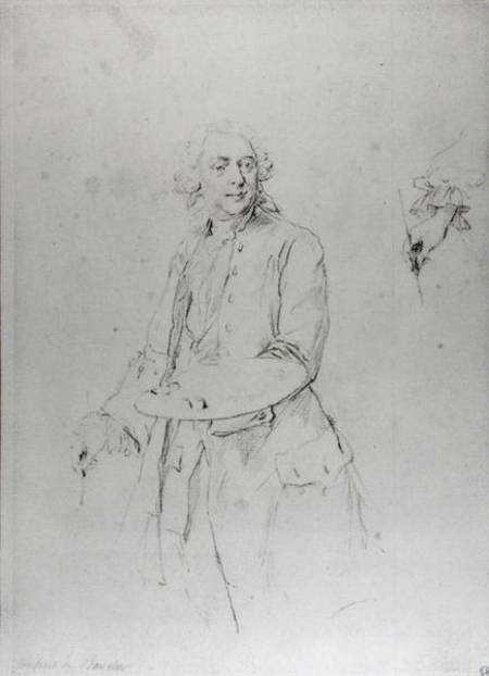Portrait of Francois Boucher (1703-70) de Alexander Roslin