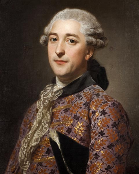 Portrait of Prince Vladimir Borisovich Golitsyn (1731-1799) de Alexander Roslin