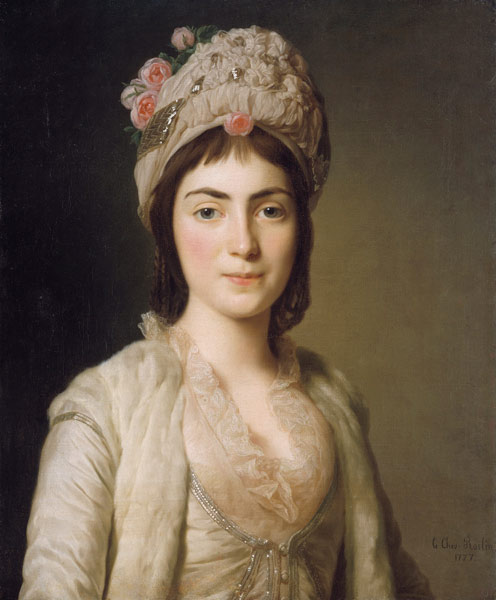 Portrait of Zoie Ghica, the Princess of Moldavia de Alexander Roslin
