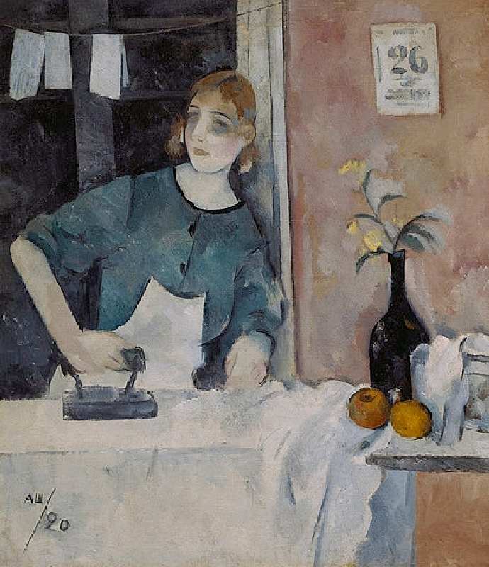 The ironing woman de Alexander Schevtschenko