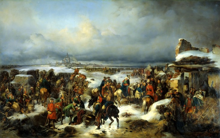 The capture of the Prussian fortress of Kolberg on 16 December 1761 de Alexander von Kotzebue