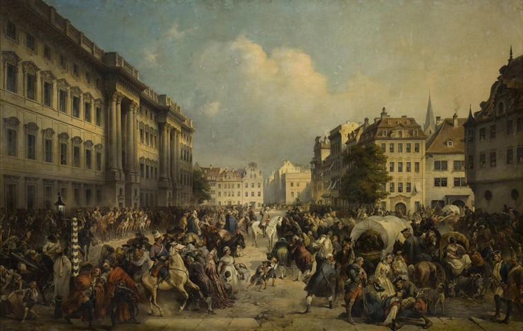 The occupation of Berlin by Russian troops in October 1760 de Alexander von Kotzebue