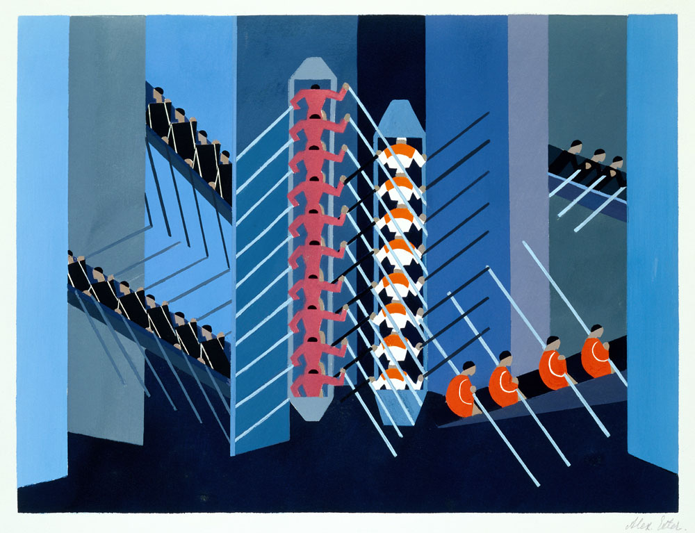 Experimental Set Design, illustration from Maquettes de Theatre by Alexandra Exter, published 1920s de Alexandra Exter