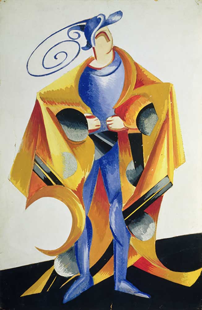 Costume design for Romeo and Juliet, 1921 de Alexandra Exter