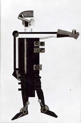 Man - costume design for the film Aelita, 1924