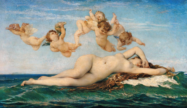 The birth of Venus. de Alexandre Cabanel
