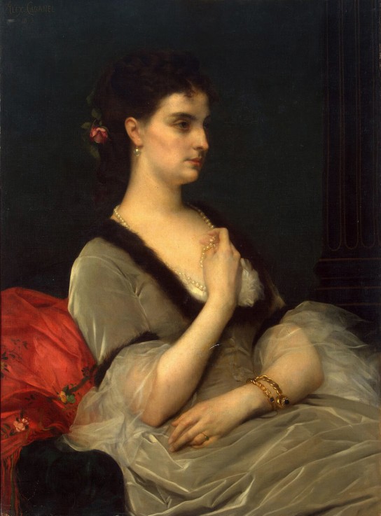 Portrait of Princess Elizabeth Vorontsova-Dashkova de Alexandre Cabanel