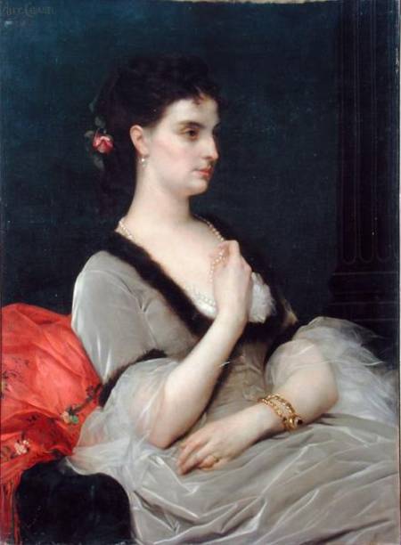 Portrait of Countess E.A. Vorontova-Dashkova de Alexandre Cabanel