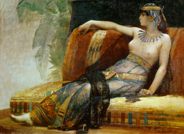 Cleopatra (69-30 BC), preparatory study for 'Cleopatra Testing Poisons on the Condemned Prisoners' de Alexandre Cabanel