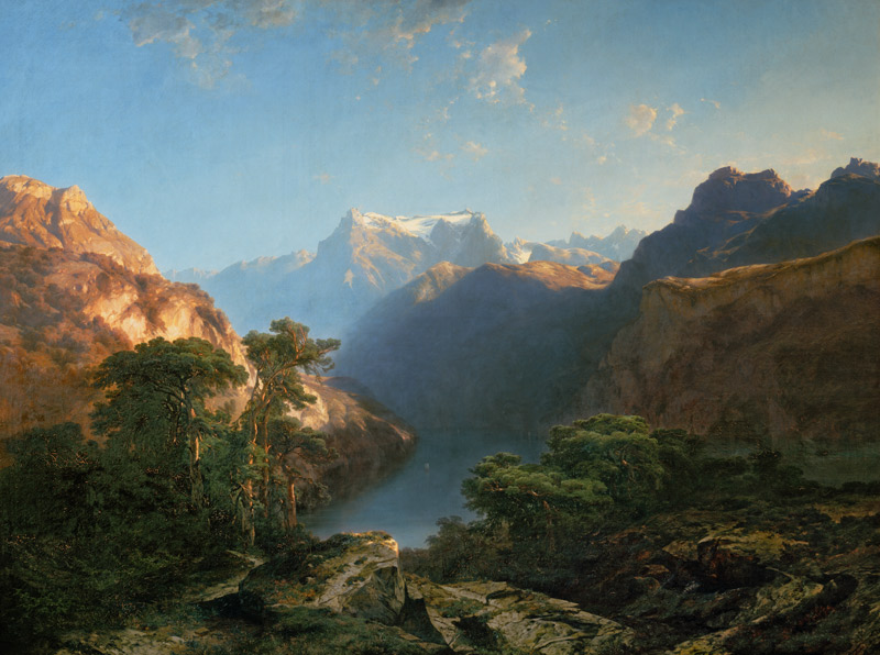 The Urnersee de Alexandre Calame