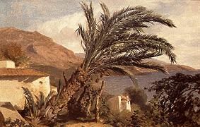 Palms at the Riviera. de Alexandre Calame