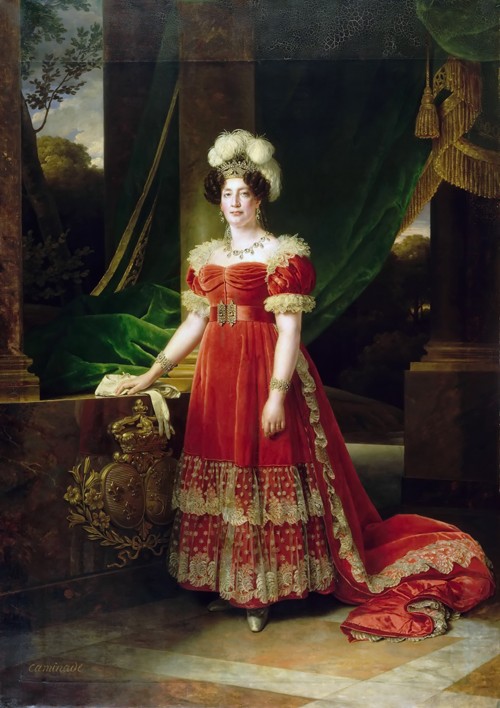 Portrait of Marie Thérèse of France (1778-1851) de Alexandre-Francois Caminade