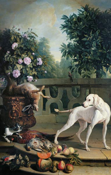 Animals, flowers and fruits de Alexandre-François Desportes
