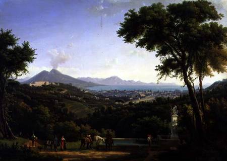 View of Naples from Capodimonte de Alexandre Hyacinthe Dunouy