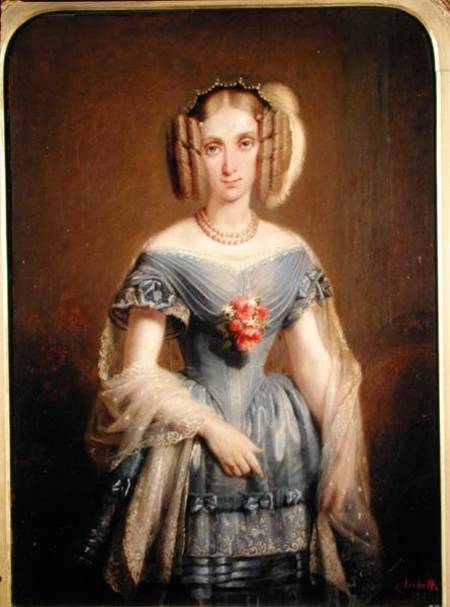 Louise-Marie d'Orleans (1812-50) de Alexandre Robert