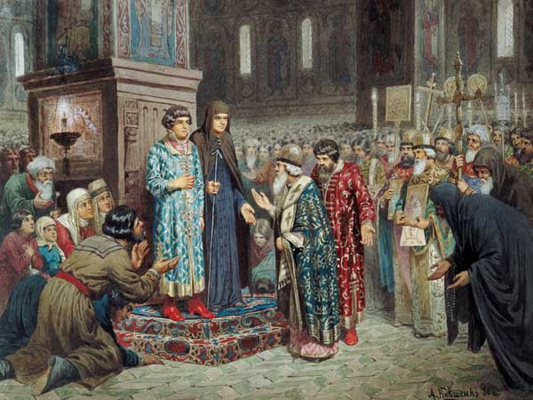 Council calling Michael F. Romanov (1596-1645) to the Reign de Alexej Danilovich Kivschenko