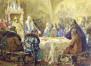Beginn der russischen Kirchen-Dissidenz 1634 de Alexej Danilovich Kivschenko