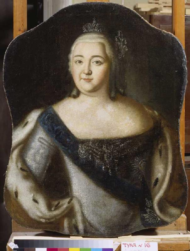 Portrait of the czarina Elisabeth Petrowna de Alexej Petrowitsch Antropow