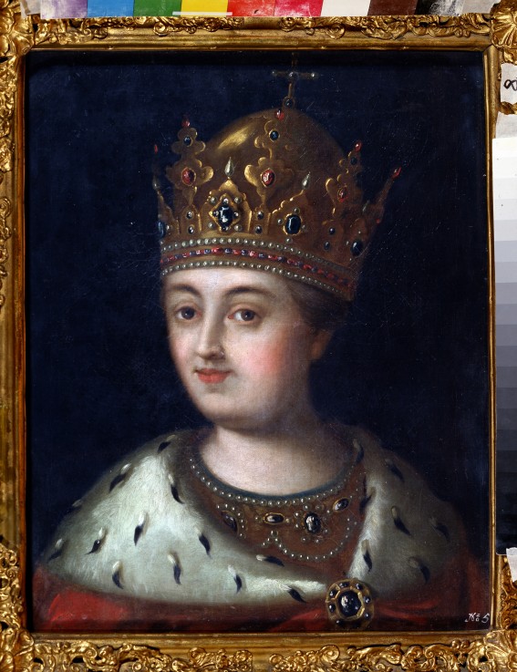 Portrait of the regent Sophia Alekseyevna (1657-1704) de Alexej Petrowitsch Antropow