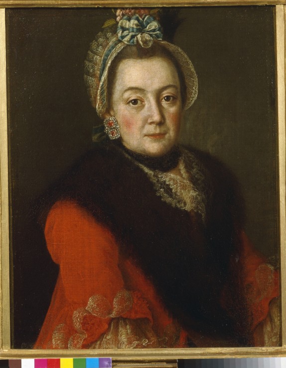 Portrait of Anna Ivanovna Kolycheva de Alexej Petrowitsch Antropow