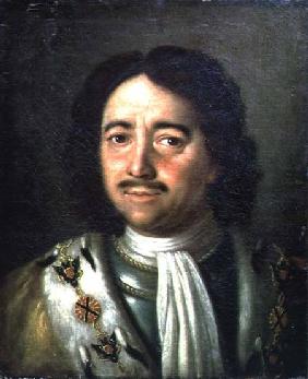 Portrait of Tsar Peter I the Great (1672-1725)