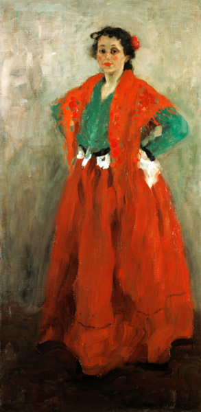 Helene Jawlensky in Spanish outfit. de Alexej von Jawlensky