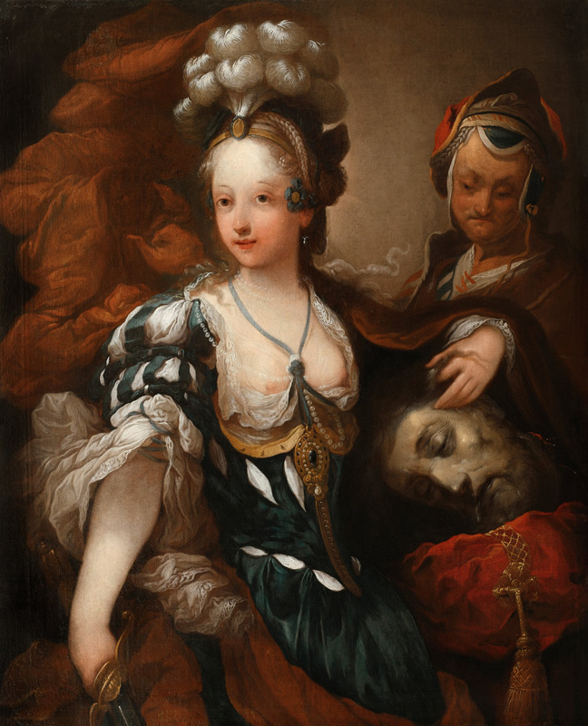Judith with the Head of Holofernes de Alexis Grimou