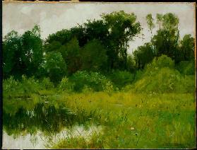 After Rain, on Minnehaha Creek, 1897 (oil on canvas)