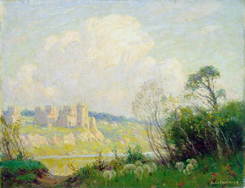 Ruins in Old Normandy, c.1905 (oil on canvas) de Alexis Jean Fournier