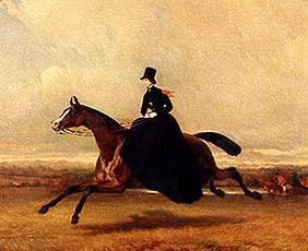 Queen Victoria to horse
