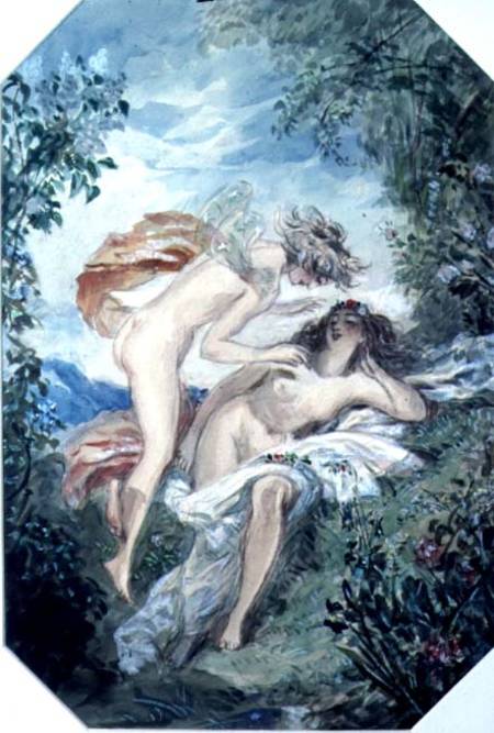 Flora and Zephyr de Alfred-Edward Chalon