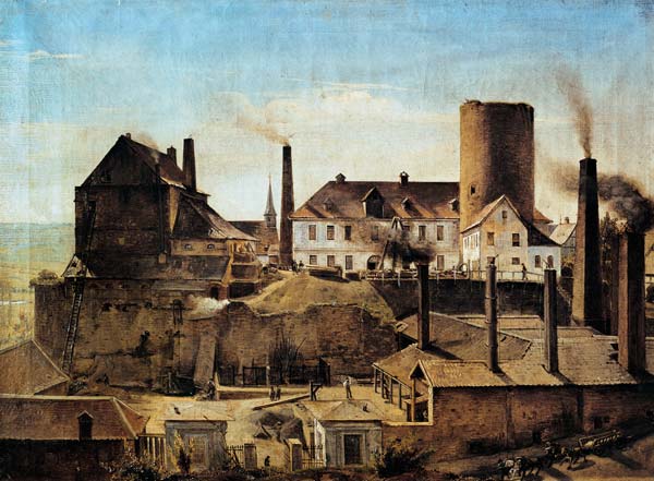 The Harkort Factory at Burg Wetter de Alfred Rethel