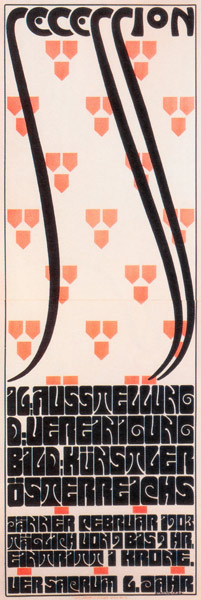 Poster for the Vienna Secession Exhibition de Alfred Roller