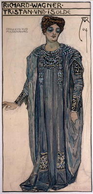 Copy of a costume design for Isolde, for a production of 'Tristan and Isolde' by Richard Wagner (181 de Alfred Roller