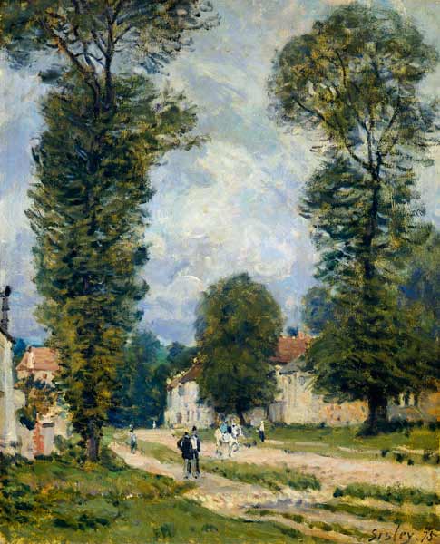 Way to Versailles, Louveciennes de Alfred Sisley