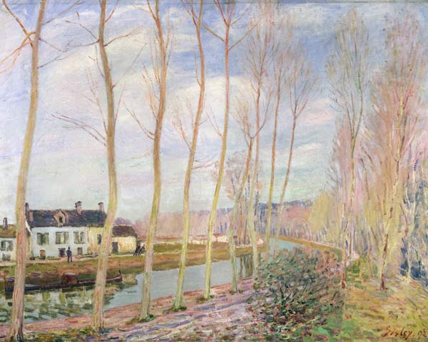 Canal du Loing de Alfred Sisley
