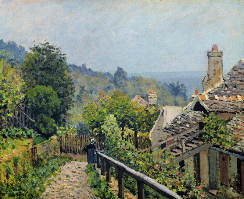 Louveciennes or, The Heights at Marly de Alfred Sisley